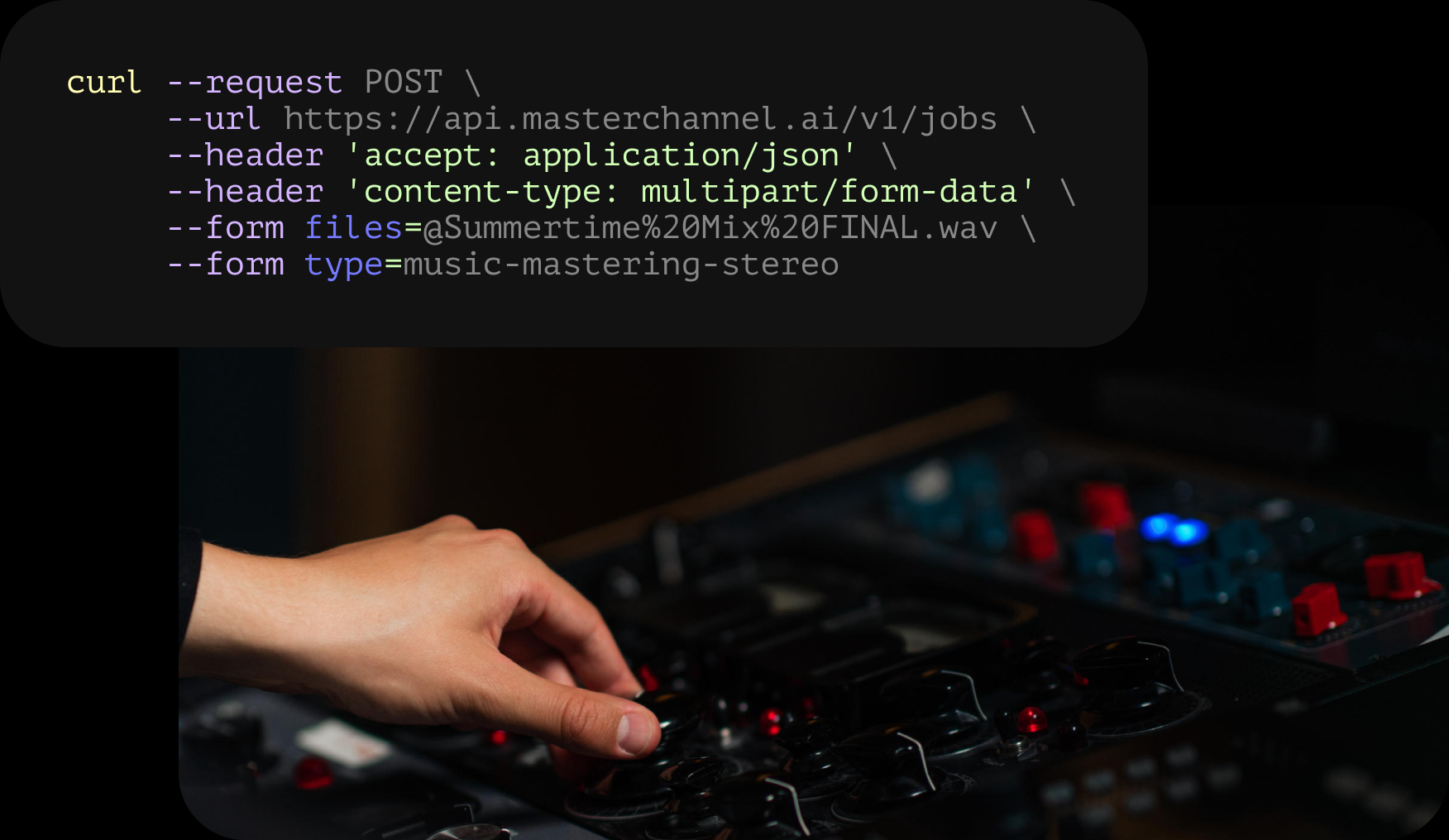 Introducing the Masterchannel API