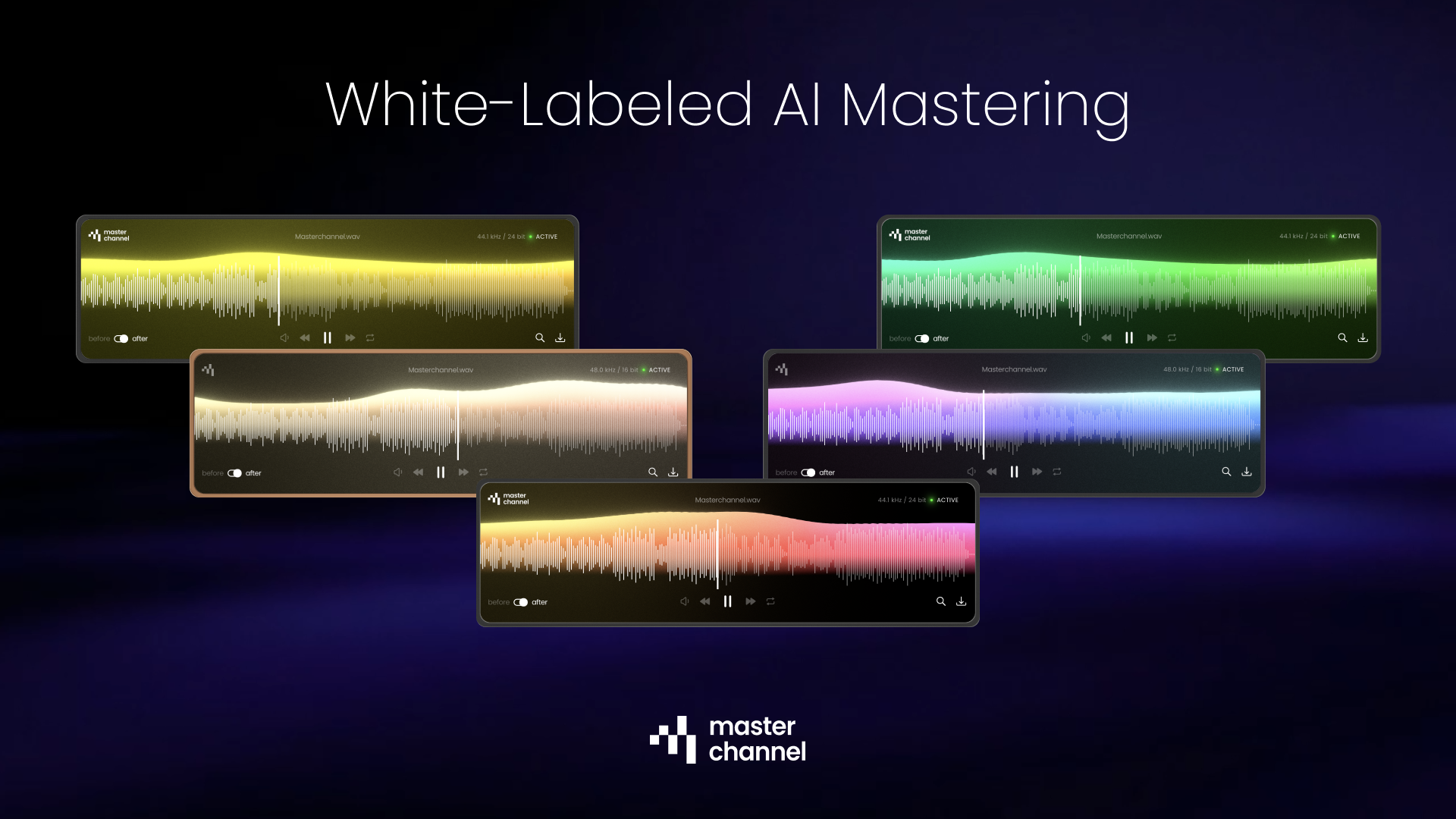 White Labeled AI Mastering Service for Your  Platform